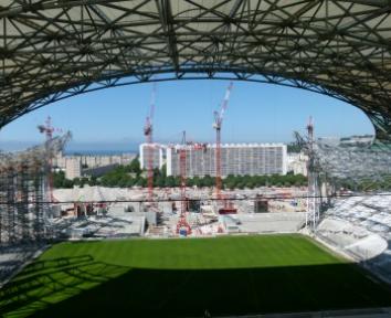 A Marseille, le stade Vélodrome poursuit sa mue